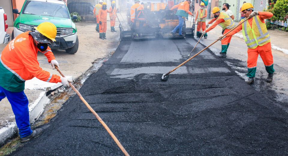Asfalta Manaus chegou em mais de 3 mil ruas da cidade