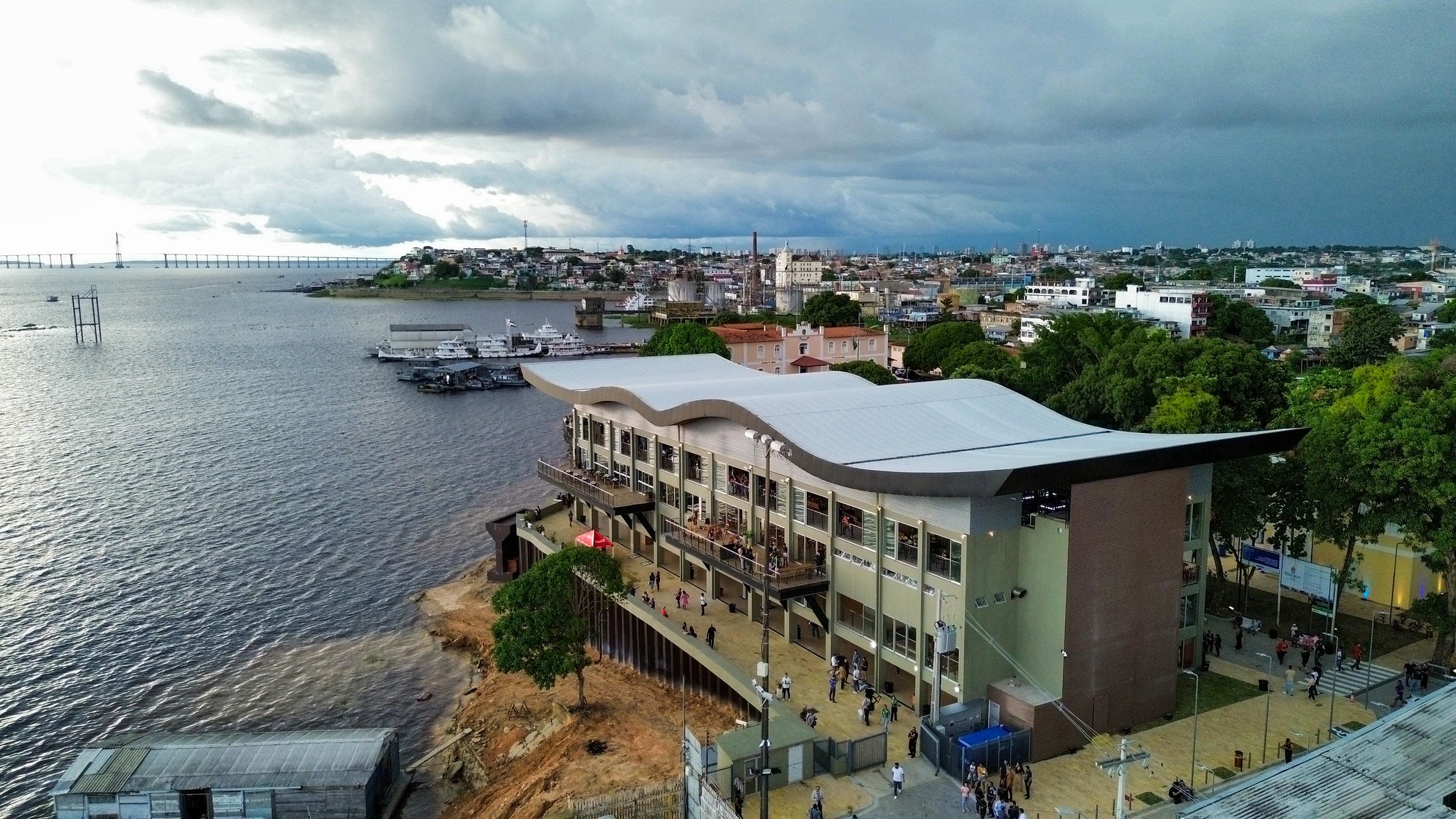 Imagem aérea do Mirante Lúcia Almeida