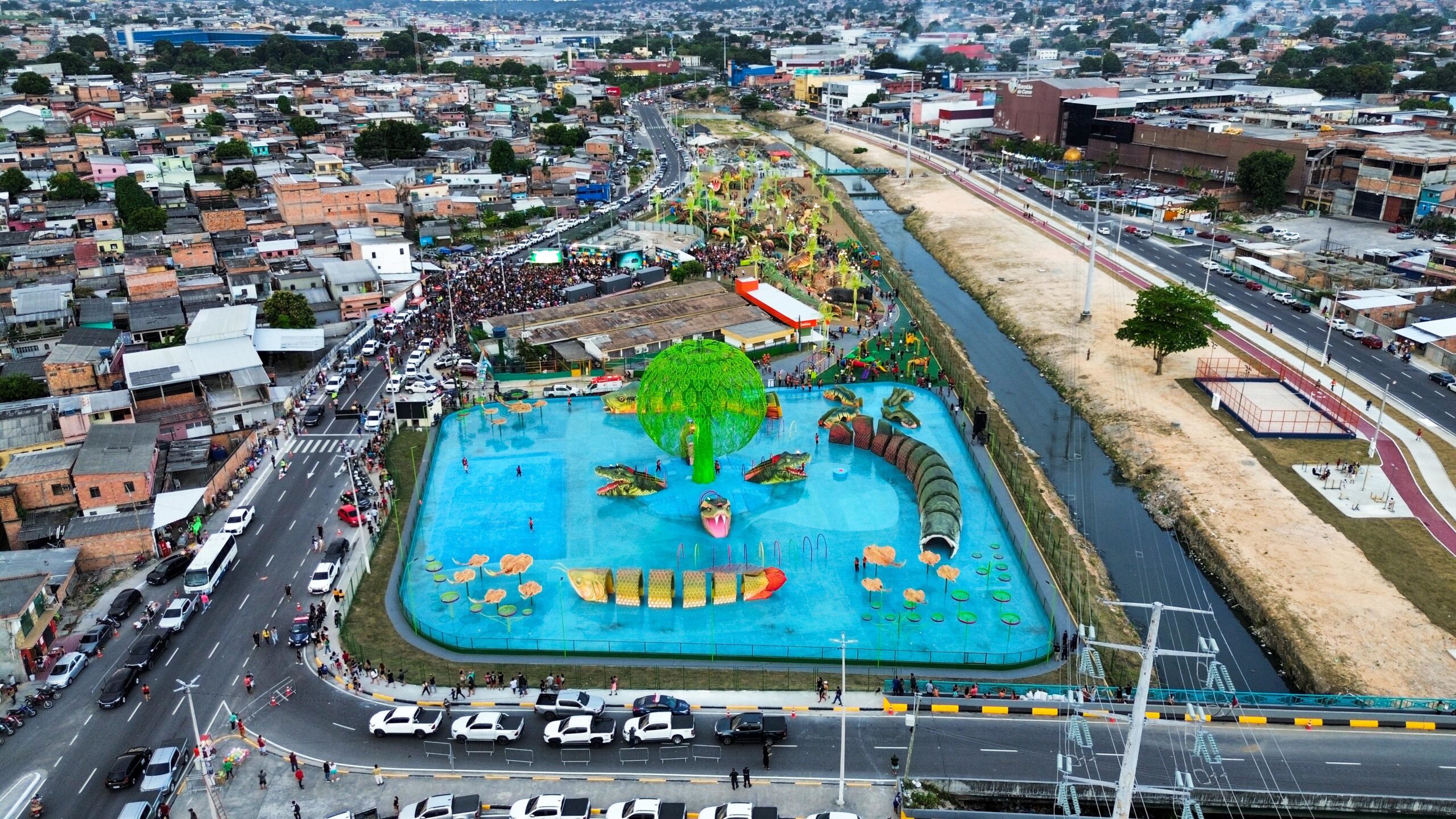 Parque Gigantes da Floresta visto de cima