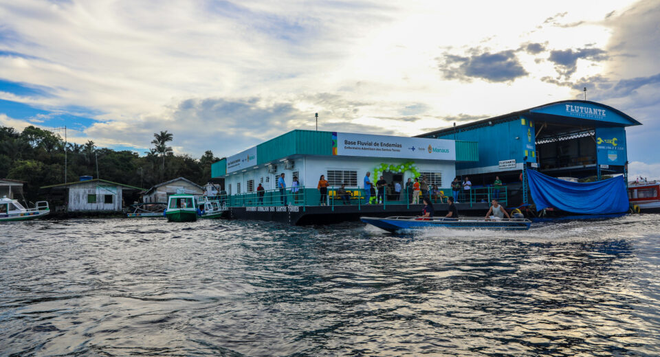 A Saúde de Manaus foi reforçada com a base fluvial de endemias