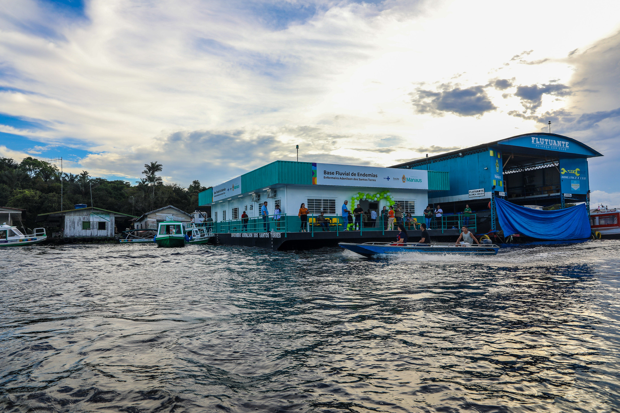 A Saúde de Manaus foi reforçada com a base fluvial de endemias